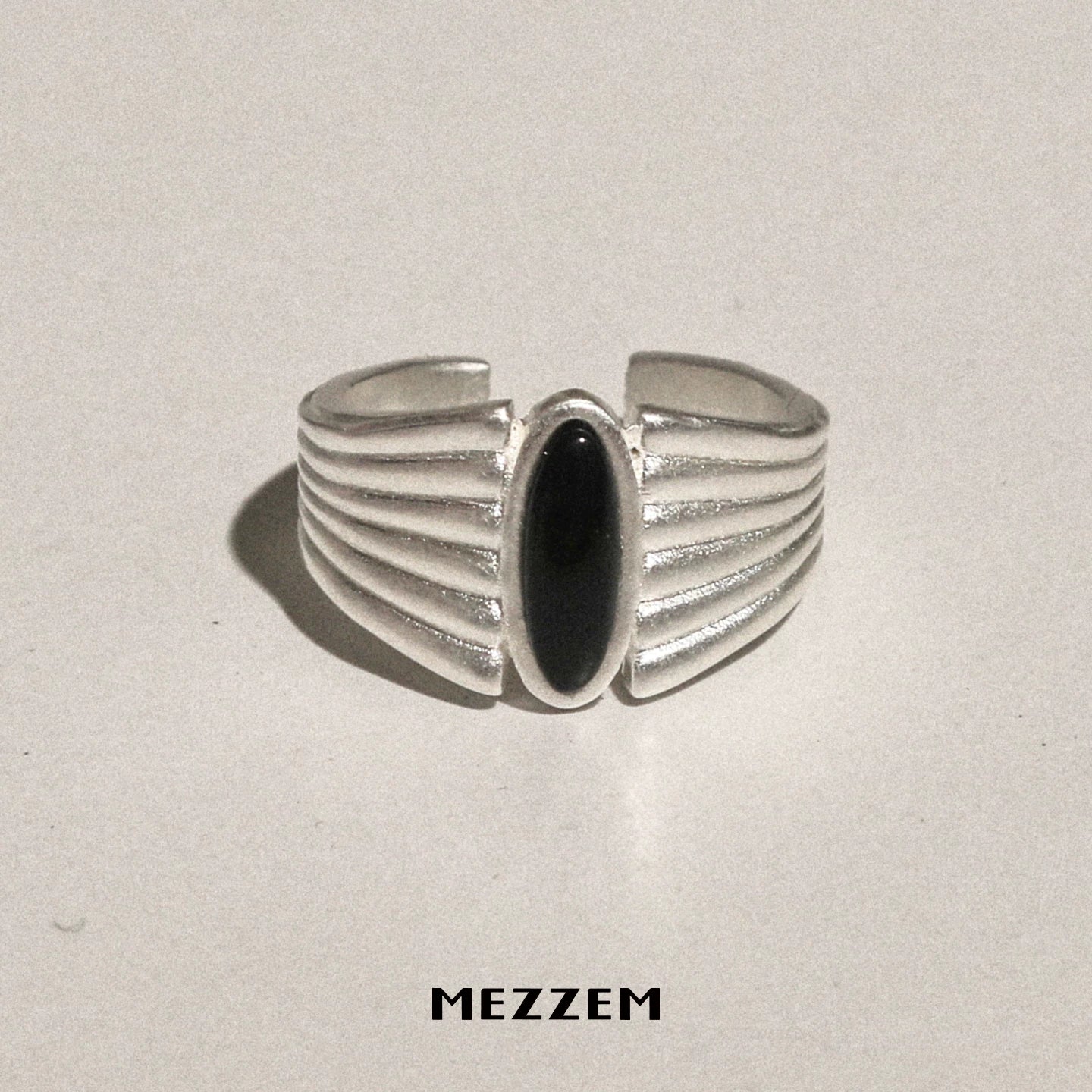 Onyx Open Ring