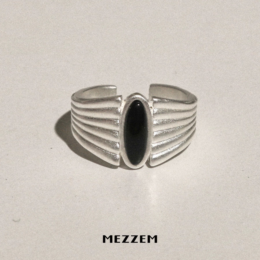 Onyx Open Ring