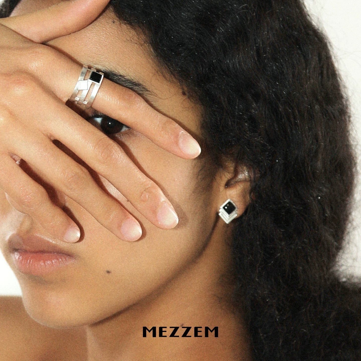 Faceted Stud Earrings