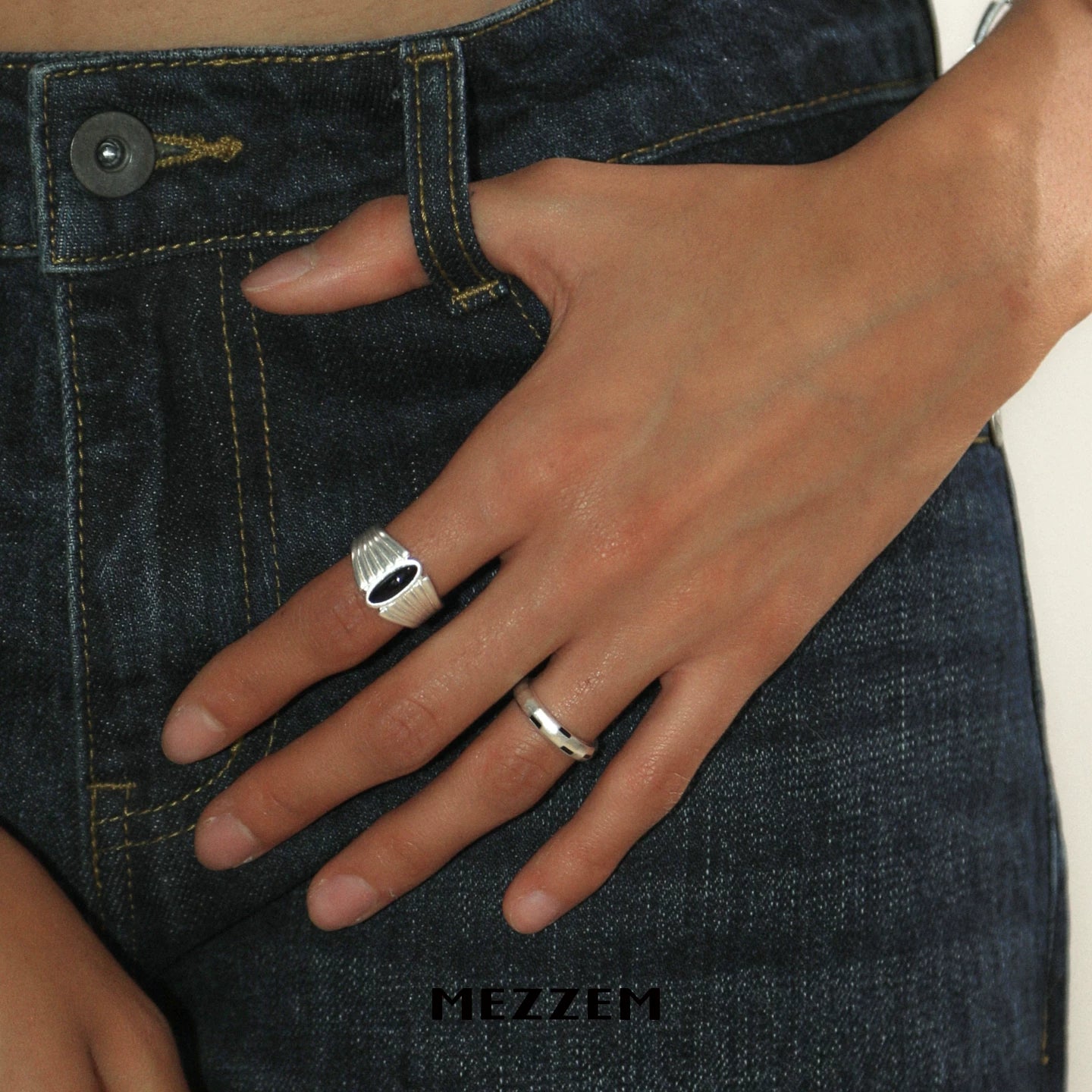 Onyx Open Ring
