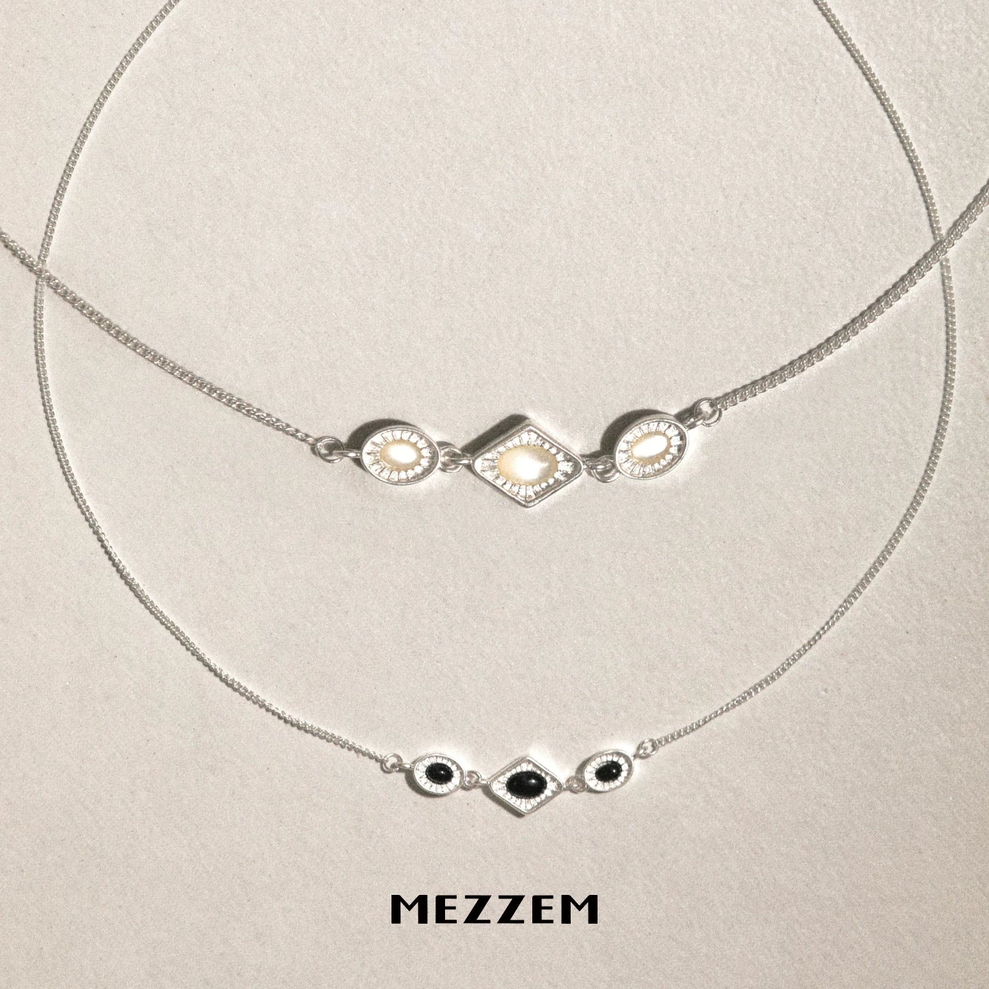 Faceted Stone Necklace