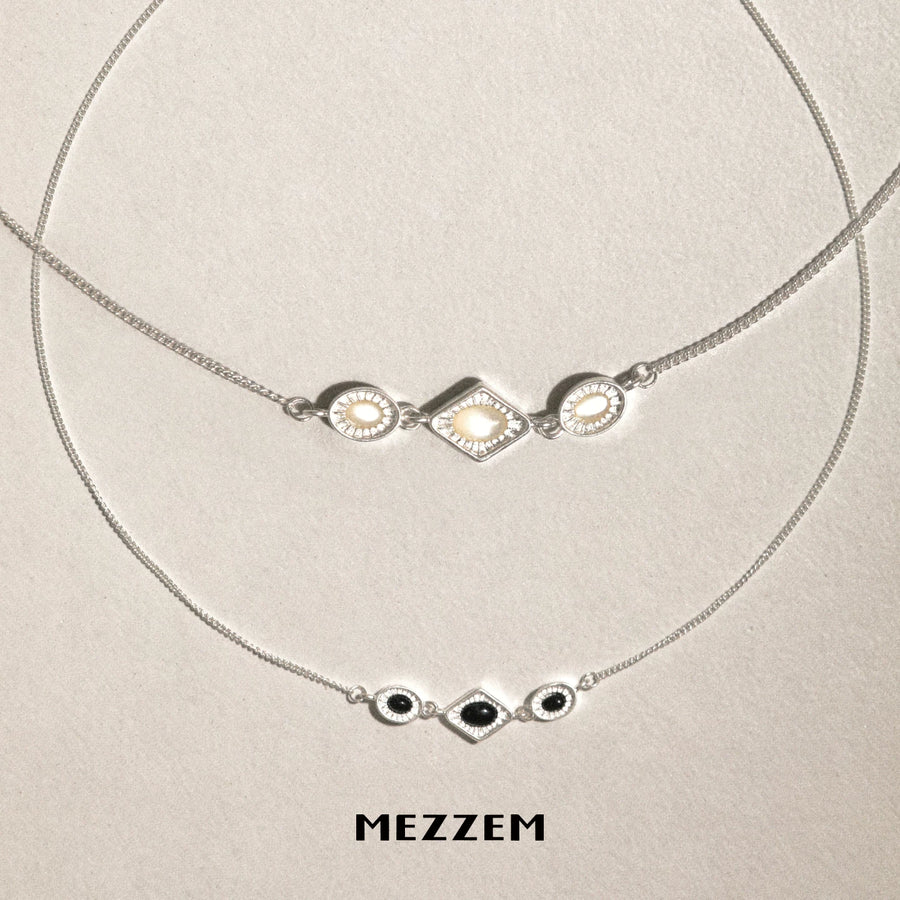 Faceted Stone Necklace