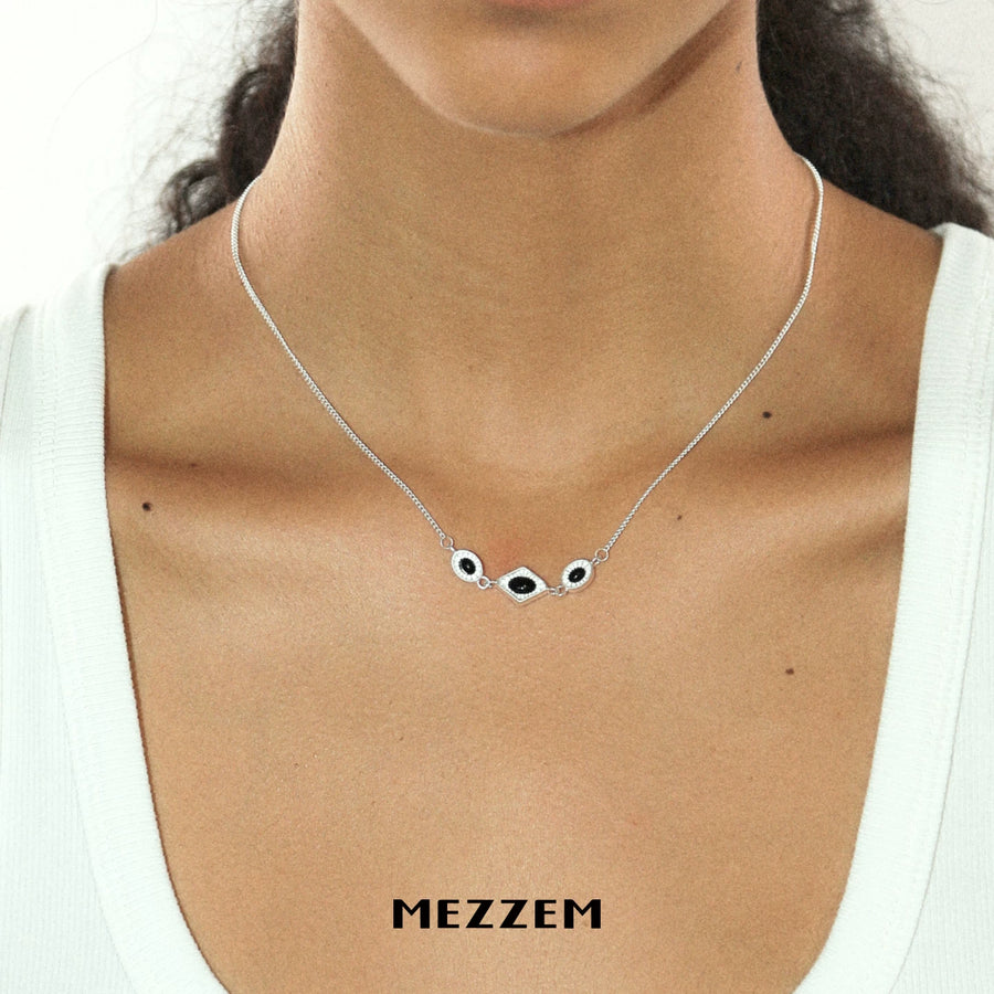 Faceted Stone Necklace