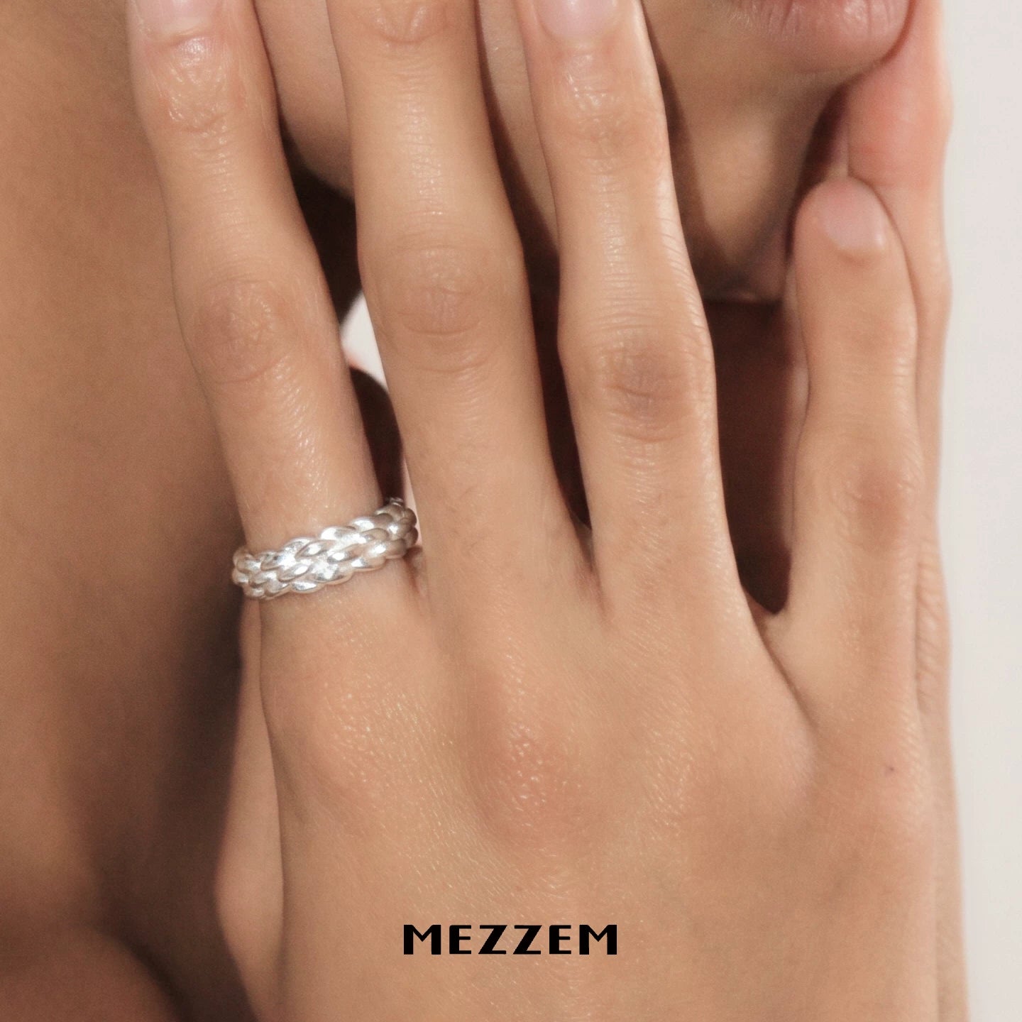 Rope Silver Ring