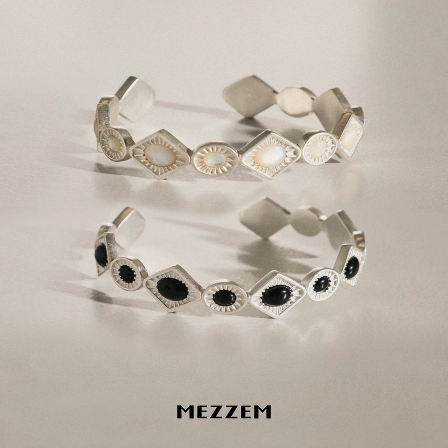 Faceted Stone Bracelet