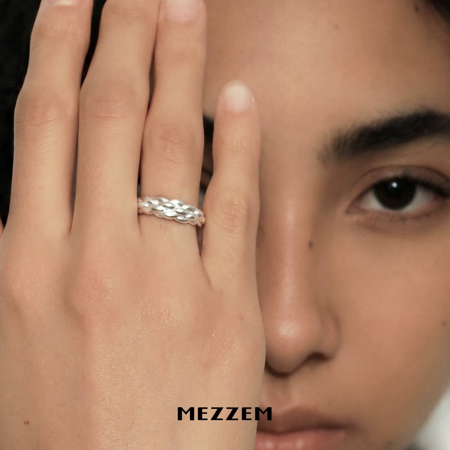 Rope Silver Ring