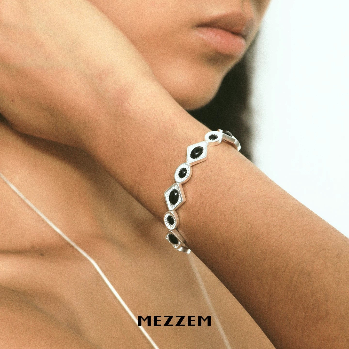 Faceted Stone Bracelet