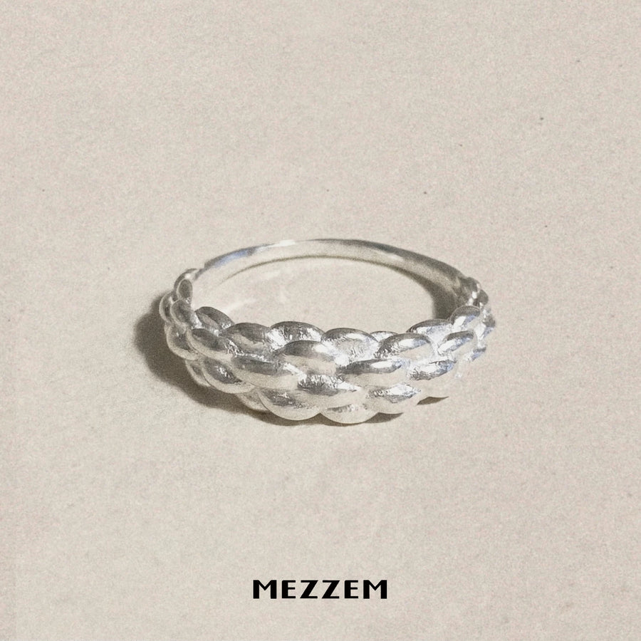 Rope Silver Ring