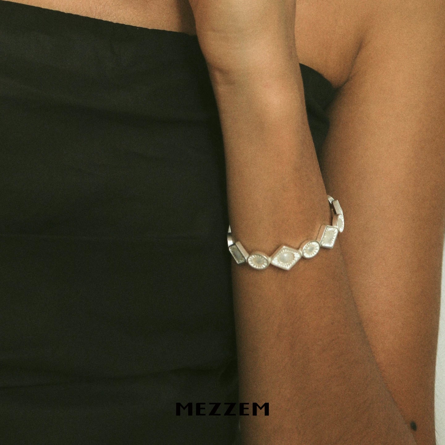 Faceted Stone Bracelet